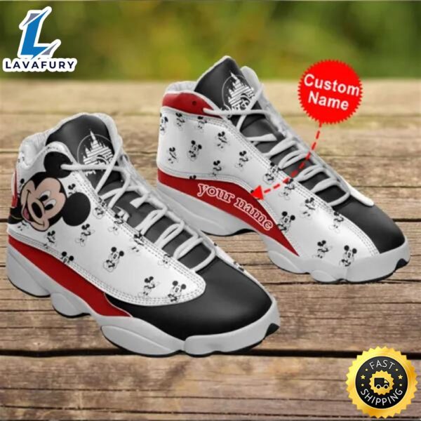 Disney Mickey Mouse Personalized Name Air JD13 Sneakers