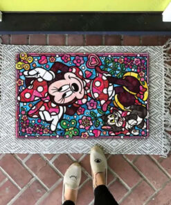 Disney Minnie Mouse Stained Glass Doormat