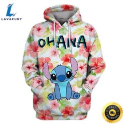 Disney Stitch Hoodie Stitch Ohana…