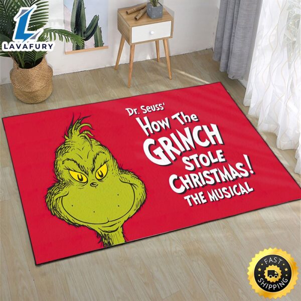 Dr. Seuss’ How The Grinch Stole Christmas The Musical Grinch Christmas Rug
