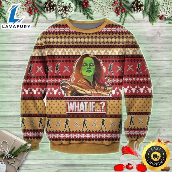 Gamora Guardians of the Galaxy Marvel Christmas Sweater