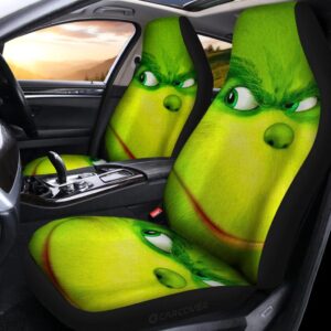 Grinch Car Seat Covers Custom Christmas Car Interior Accessoriess