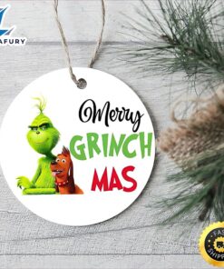 Grinch Face Ornament Christmas Grinch Lover Gift Christmas Grinch Christmas Tree Ornament
