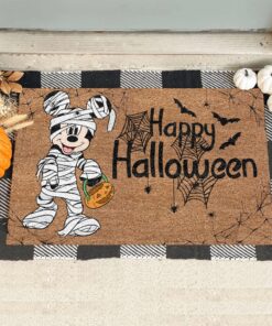 Happy Halloween Mickey Mouse Doormat
