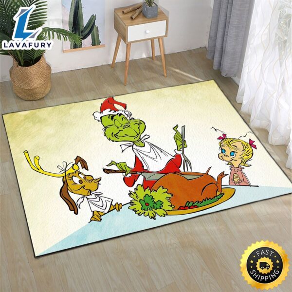 How The Grinch Stole Christmas Grinch And Friends Grinch Christmas Rug