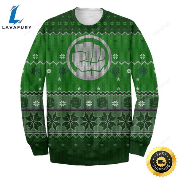 Hulk Marvel Ugly Christmas Marvel Christmas Sweater