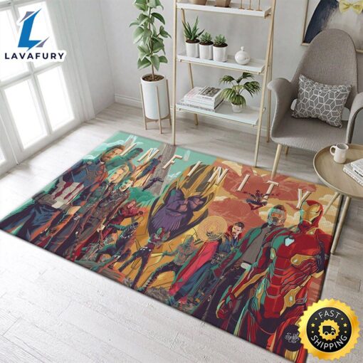 Infinity War Marvel Xmas Printing Marvel Christmas Rug