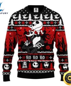 Jack And Zero Nightmare Before Xmas Ugly Christmas Sweater