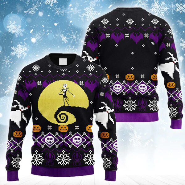 Jack In The Nightmare Before Christmas Ugly Sweater