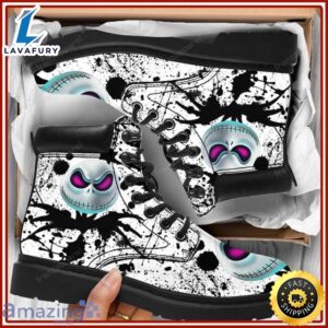 Jack Skellington White Timberland Boots Timboot Shoes
