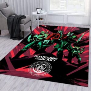 Living Room Carpet Marvel Mcu Guardians Of The Galaxy Star Lord Gamora Rocket Baby Groot Drax Bedroom Carpet