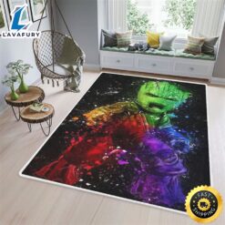 Living Room Rug The Galaxy Baby Groot Marvel Rug