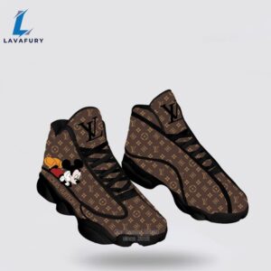 Louis Vuitton Mickey Mouse Air Jordan 13 Sneaker Shoes