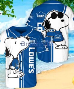 Lowe’s Snoopy Kiss Baseball Jersey Shirt