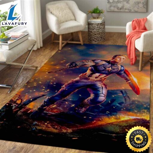 Marvel Captain America Area Limited Edition Marvel Christmas Rug