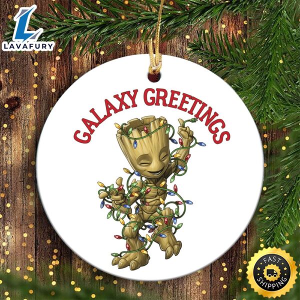 Marvel Christmas Groot Galaxy Greetings Marvel Christmas Ornaments