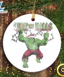 Marvel Christmas Hulk Deck The…