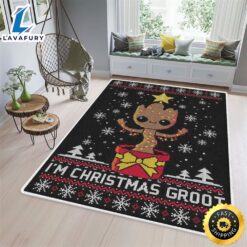 Marvel Comics Groot Christmas Bedroom Rug