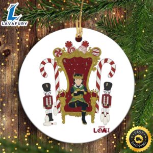 Marvel Loki Kid Loki On The Christmas Throne Marvel Ornaments