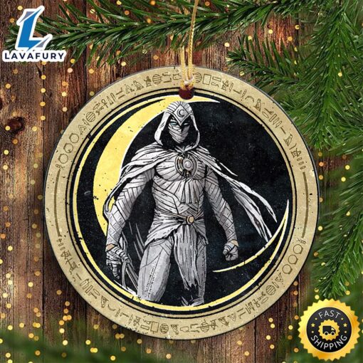 Marvel Moon Knight Crescent Egyptian Hieroglyphs Marvel Ornament