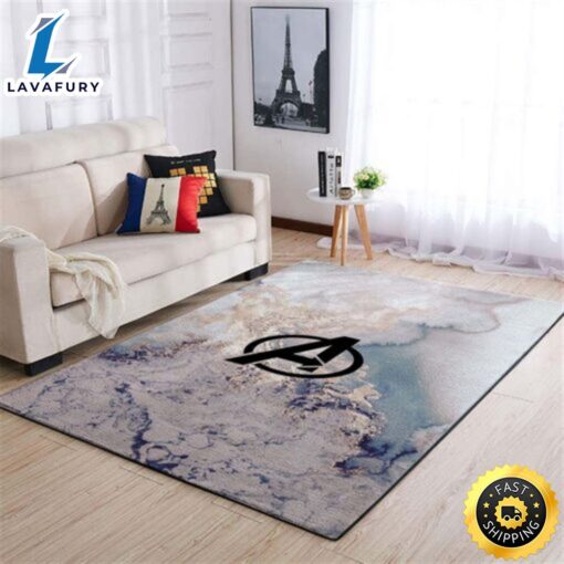 Marvel Movie 2023 The Avengers Logo Marvel Christmas Rug