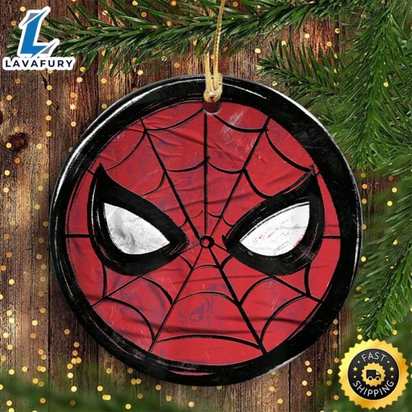 Marvel Spider-Man 60th Anniversary Red Spidey Panel Mask Marvel Ornaments