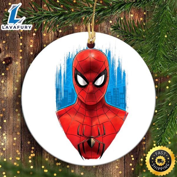 Marvel Spider-Man_ No Way Home Red and Blue Spidey Suit Marvel Ornament