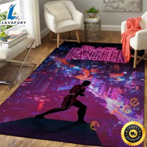 Marvel Superhero Black Panther Marvel Christmas Rug