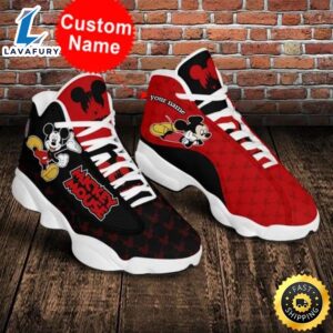 Mickey Mouse 27 Personalized Name Air JD13 Sneakers