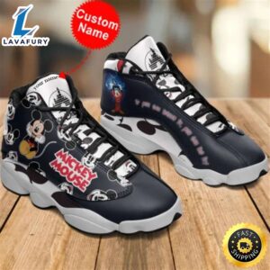 Mickey Mouse Disney Personalized Name Air JD13 Sneakers Custom Shoes