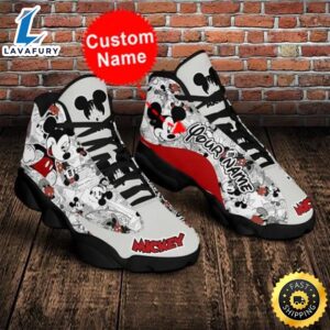 Mickey Mouse  Name Air JD13 Sneakers Custom Shoes