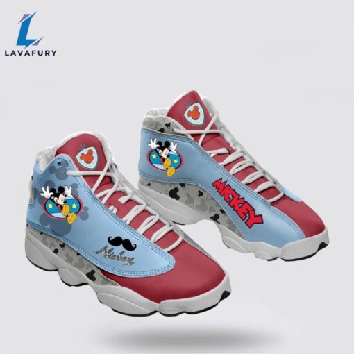 Mickey Mouse Red Blue Air Jordan 13 Shoes