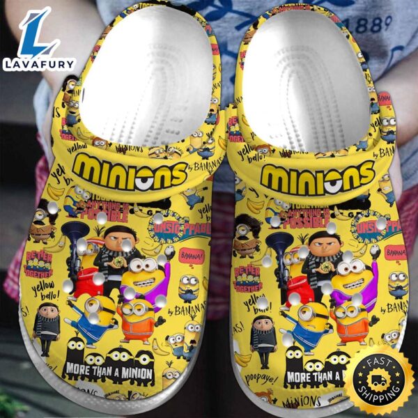 Minions Cartoon Crocs Crocband Clogs Shoes Comfortable For Men