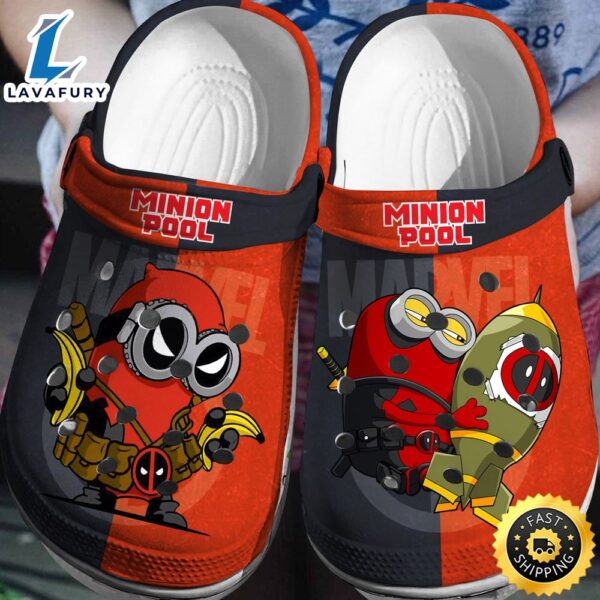 Minions x Deadpool Crocs 3D Clog Shoes