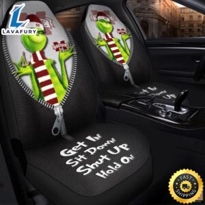 Mississippi State Bulldogs Grinch Christmas Car Seat Cover