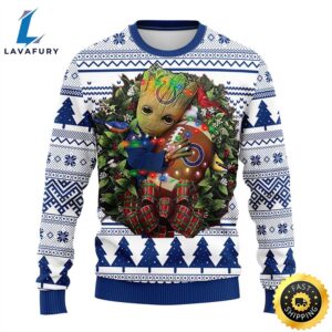 NFL Indianapolis Colts Groot Hug Christmas Ugly Sweater