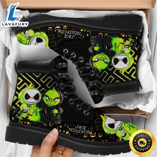 New Jack Skellington Grinch Timberland Boots