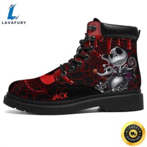 Nightmare Before Christmas Boots Shoes Black