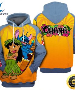 Ohana Stitch And Lilo Cartoon…