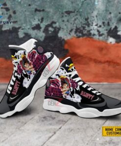 One Piece Luffy Gear 4 Air Jordan 13 Sneakers Custom Anime Shoes