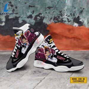 One Piece Luffy Gear 4 Air Jordan 13 Sneakers Custom Anime Shoes