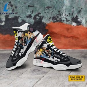 One Piece Water Law Air Jordan 13 Sneakers Custom Anime Shoes