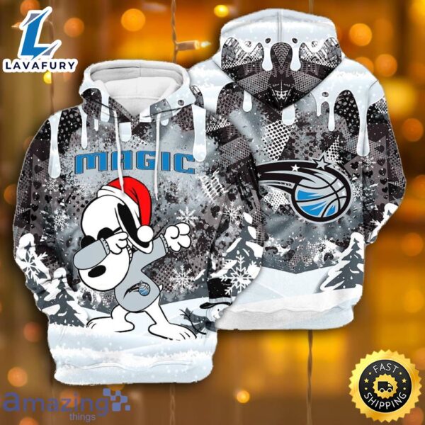 Orlando Magic Snoopy Dabbing The Peanuts Sports Football American Christmas All Over Print 3D Hoodie