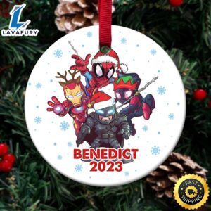 Personalized Avengers Ornament, Marvel Christmas…