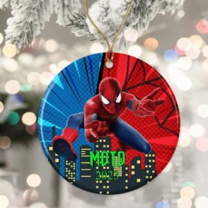 Personalized Name Spider Man Ornament,…