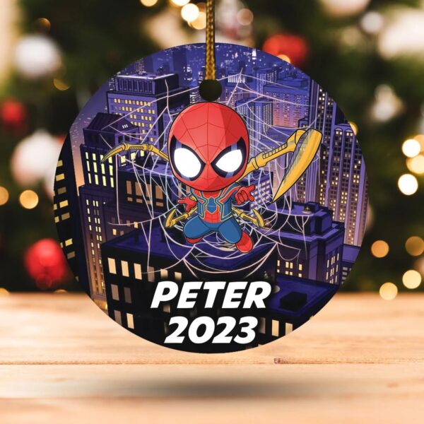 Personalized Spider-man Ornaments, Spiderman Christmas Ornament