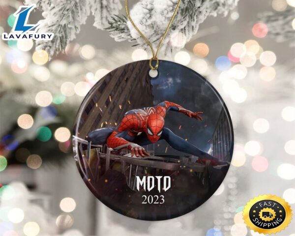 Personalized Spider Man 2023 Christmas Ornament