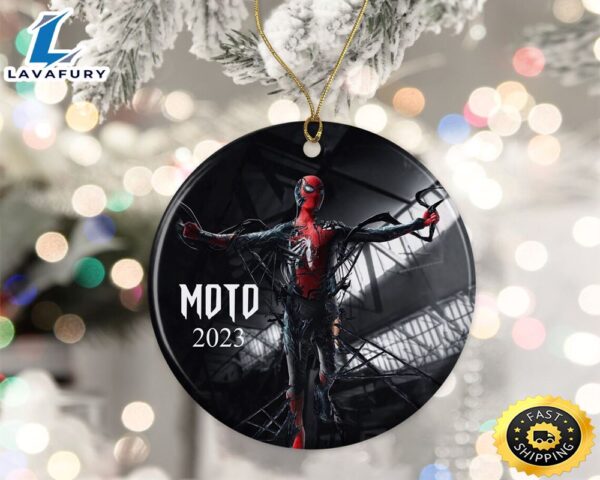 Personalized Spider Man City 2023 Christmas Ornament