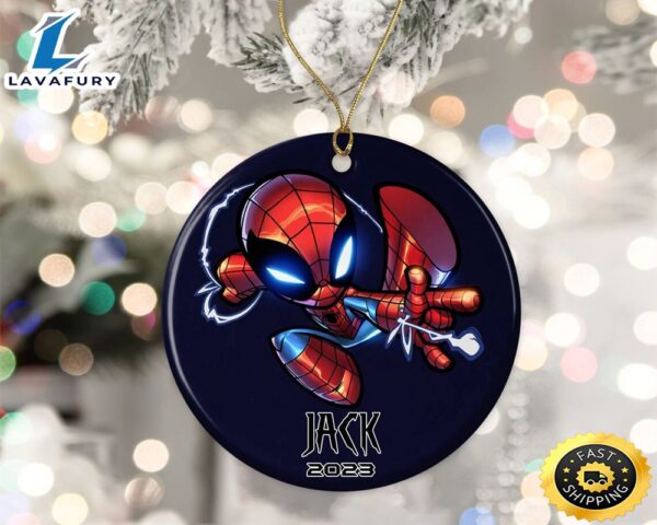Personalized Spider Man Ornament, 2023 Christmas Ornament Hot