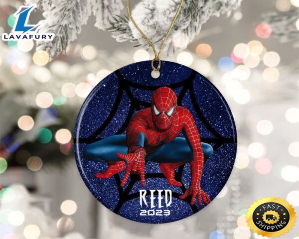 Personalized Spider Man Ornament, 2023 Christmas Ornament New